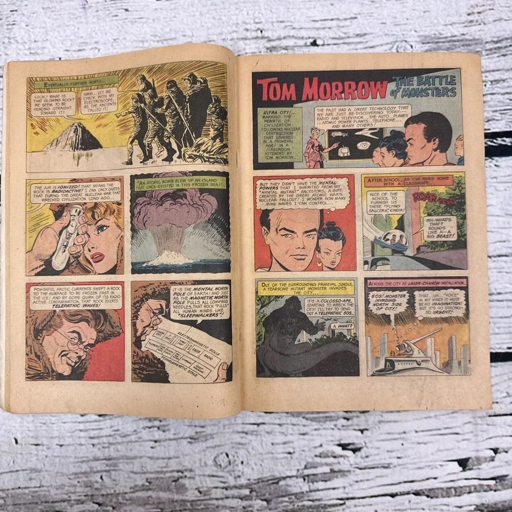 Mighty Samson Comic Book [December 1966] Vintage Gold Key‎ Arctic Monster